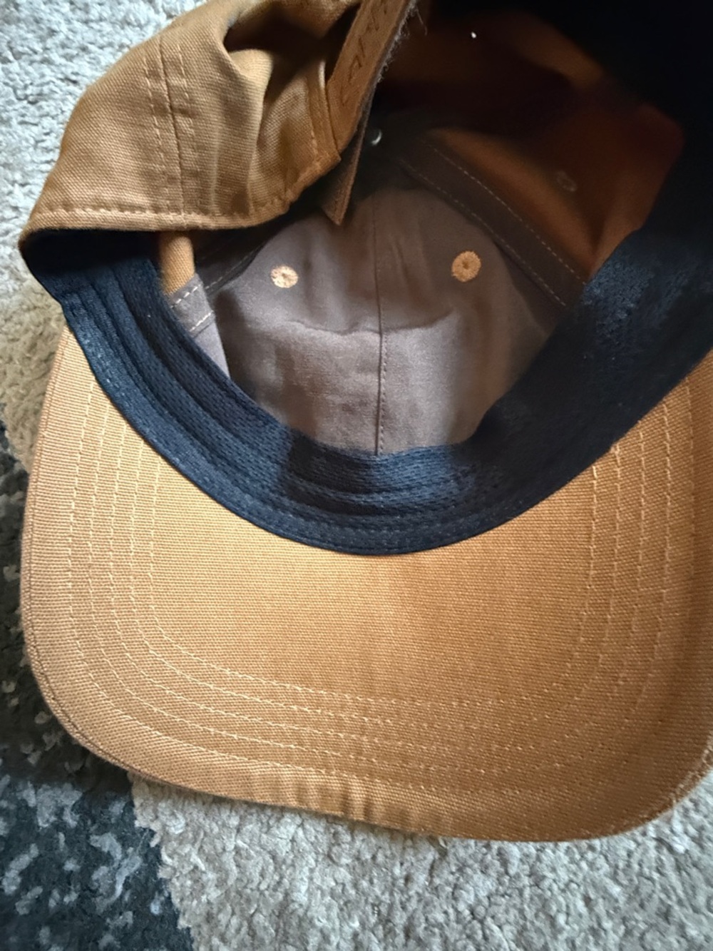 Carhartt Tan Canvas Patch Cap - Picture 6 of 7